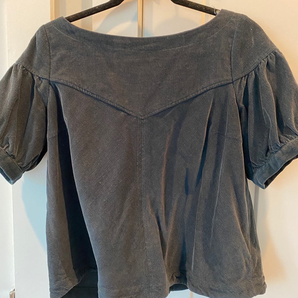Free people corduroy shirt